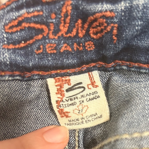 Y2K, Sliver Aiko Slim Jeans. Low waisted, light wash denim. - Picture 4 of 5